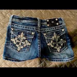 Miss Me denim shorts GIRLS size 16
